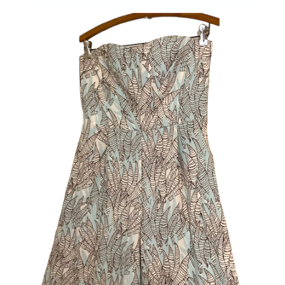 Baby BLUE Tropical Pattern Jumpsuit - H&M - Size 8 - Picture 4 of 8